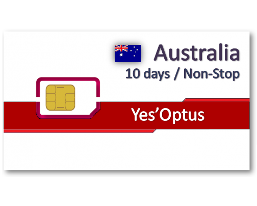 澳洲上網卡15天吃到飽 - 3GB/5GB/7GB
